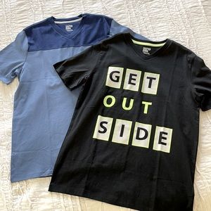 Brand new TWO V neck tee shirts